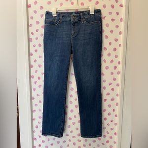 St John's Bay Dark Wash Straight Leg Jeans Size 8P
